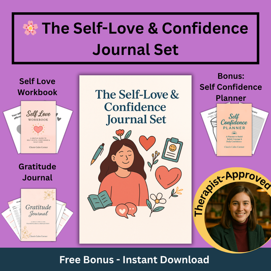 🌸 Self-Love & Confidence Bundle – Journals, Gratitude Prompts & Daily Reflection Tools for Inner Growth